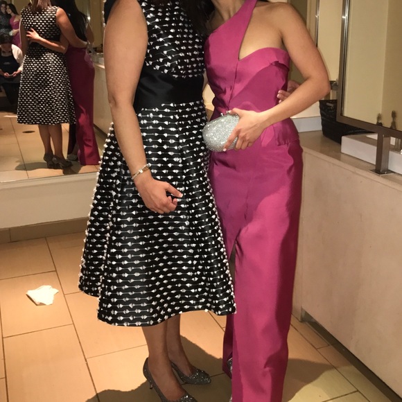 J Mendel Faille Asymetric Sample Gown sz 2 - Picture 1 of 5